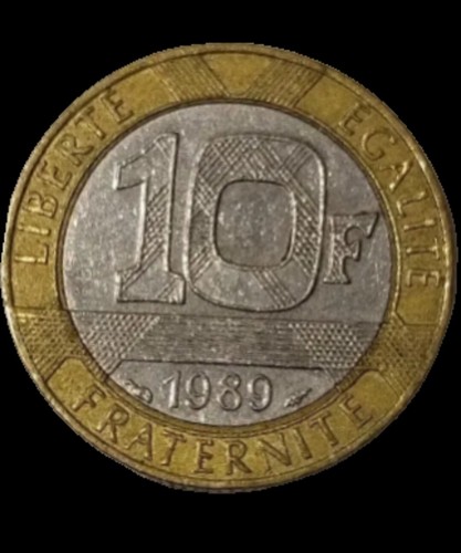 Moneta franchi 1989 - moneta, 10