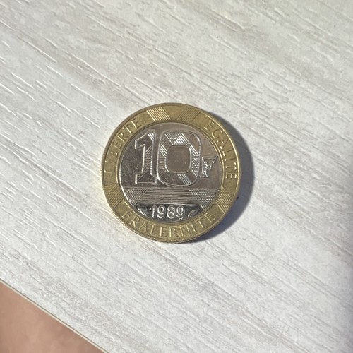 Moneta francia francs 1989 - francia, 10