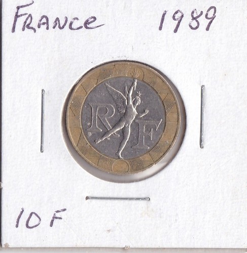 Francia franchi 1989 - francia, 10