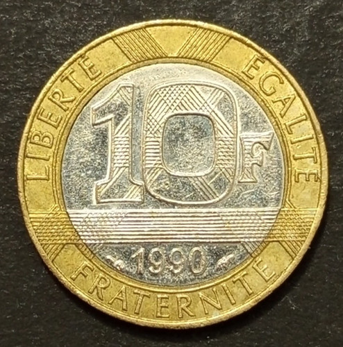 Francia francs franchi 1988 - francia, 10