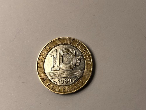 Una moneta franchi - 10,