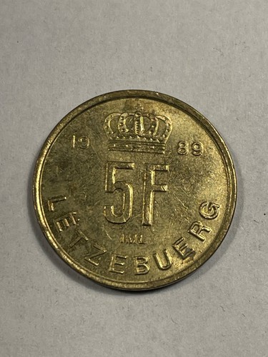 Moneta lussemburgo franchi - lussemburgo, 5