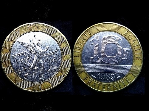 Pièce franc 1989 - 10,