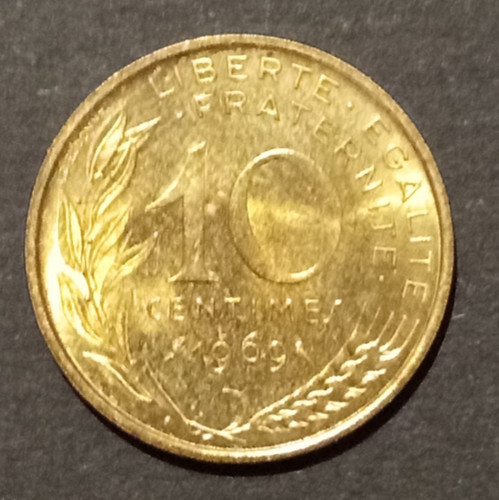 Francia centimes franc - 10,