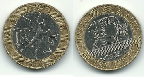 Francia franchi - francia, 10