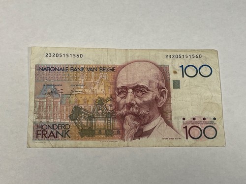 Banconota belgio 100 franchi - belgio,