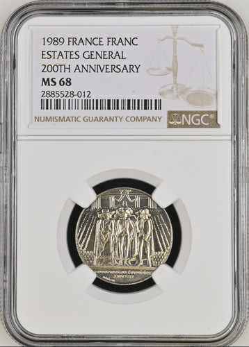 1989 francia ngc ms68 - 1-francia,